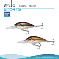 Angler Select Crankbait 5cm Shallow señuelo pescador con Vmc ganchos agudos (CB0250)